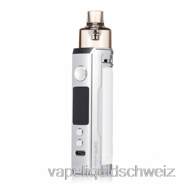 Voopoo Drag X 80W Pod Mod Kit Silber Weiß Vape Schweiz